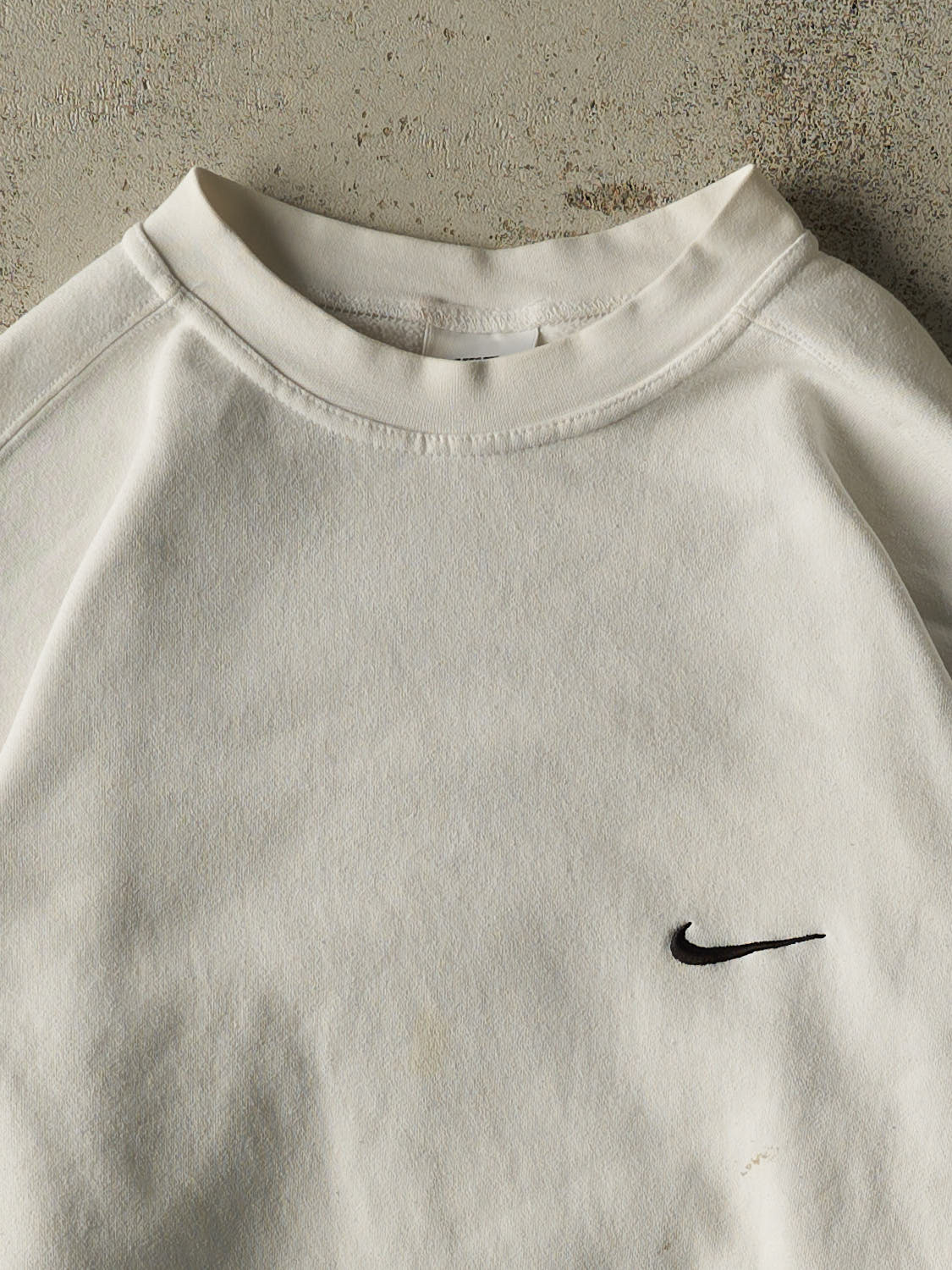 Vintage 90s White Nike Embroidered Crewneck (L/XL)