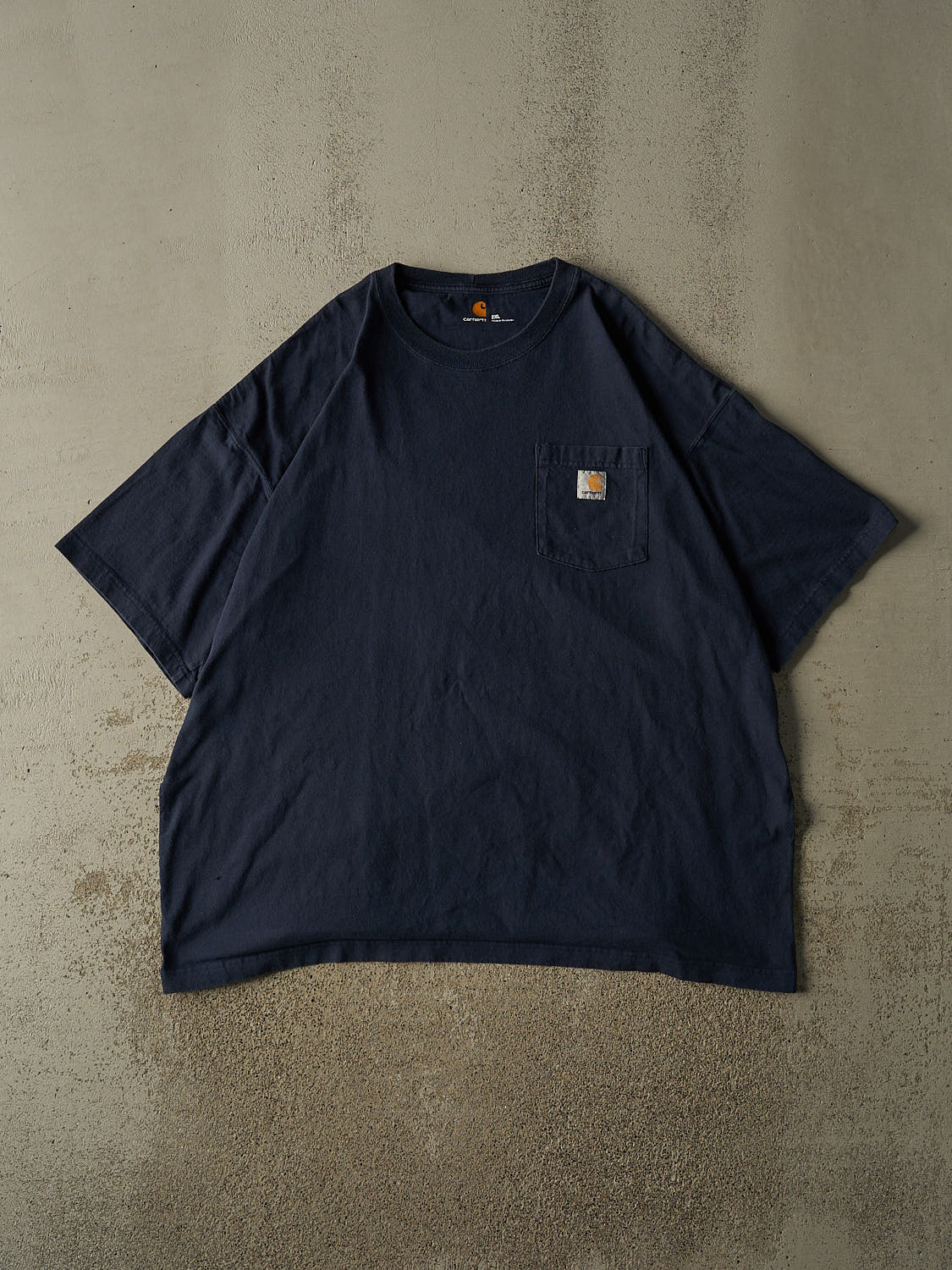 Vintage Y2K Navy Blue Carhartt Pocket Tee (XXL/XXXL)