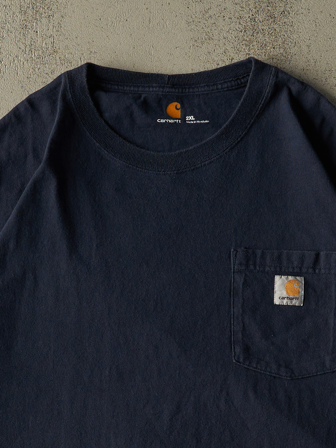 Vintage Y2K Navy Blue Carhartt Pocket Tee (XXL/XXXL)