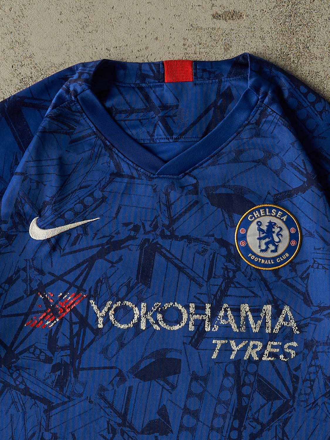 Vintage Y2K Blue Nike x Chelsea FC Soccer Jersey (M/L)