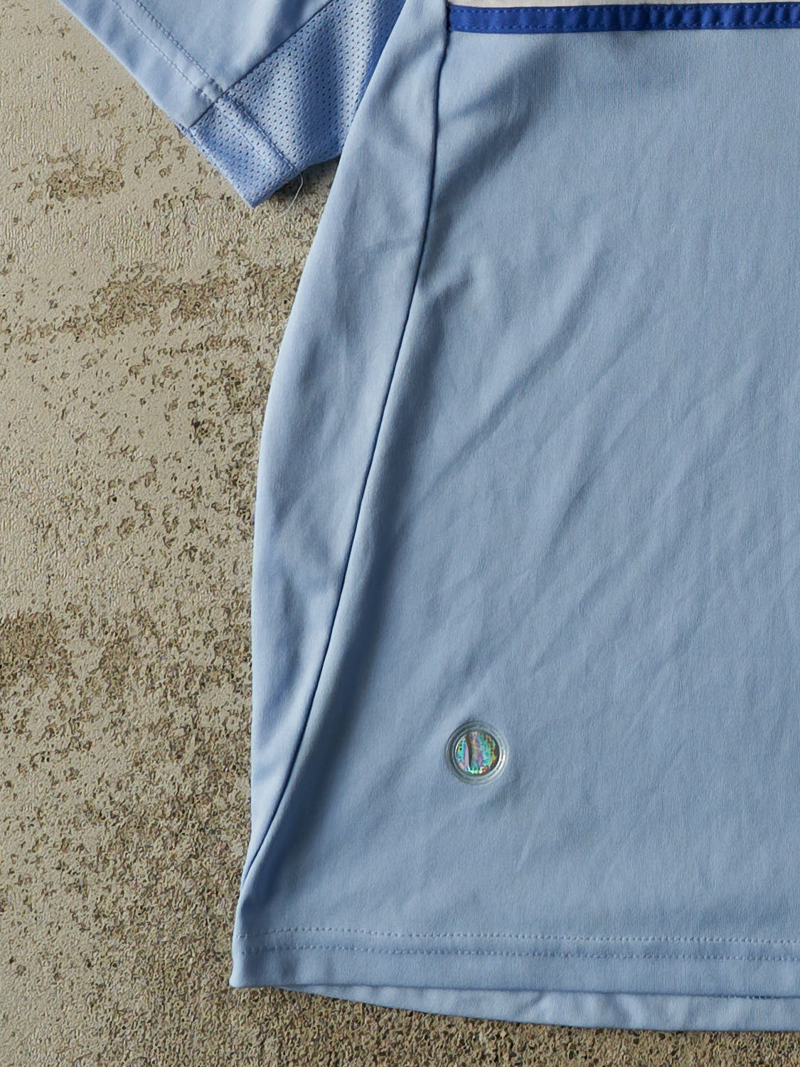 Vintage Y2K Blue Netherlands Soccer Jersey (M/L)