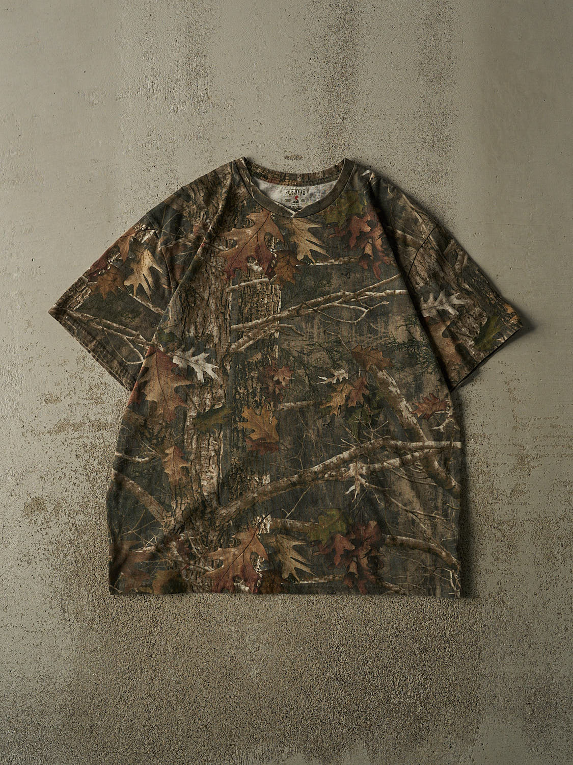 Vintage Y2K Camo Redhead Tee (XL)