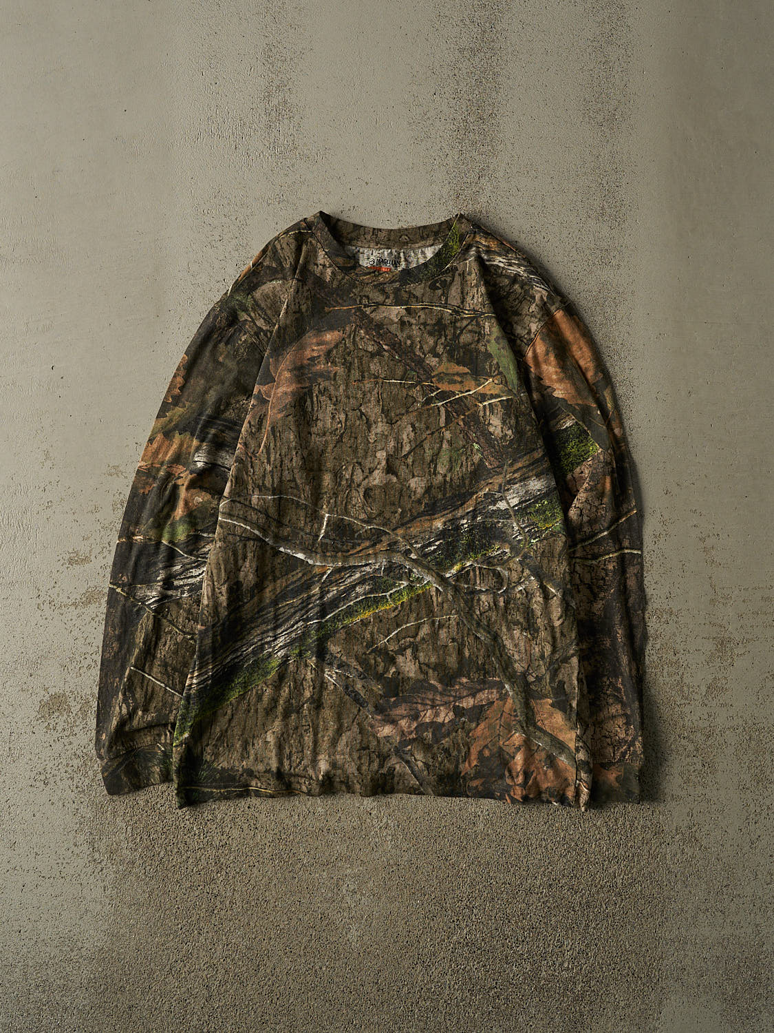 Vintage Y2K Camo Mossy Oak Long Sleeve (L)