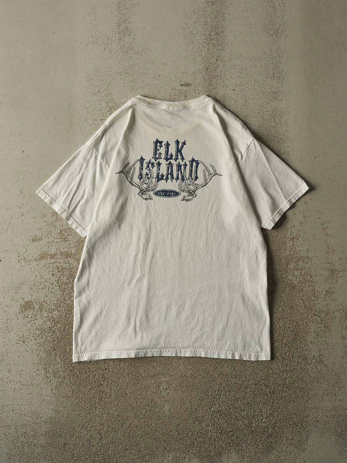 Vintage 90s White Polaris Elk Island Tee (M/L)