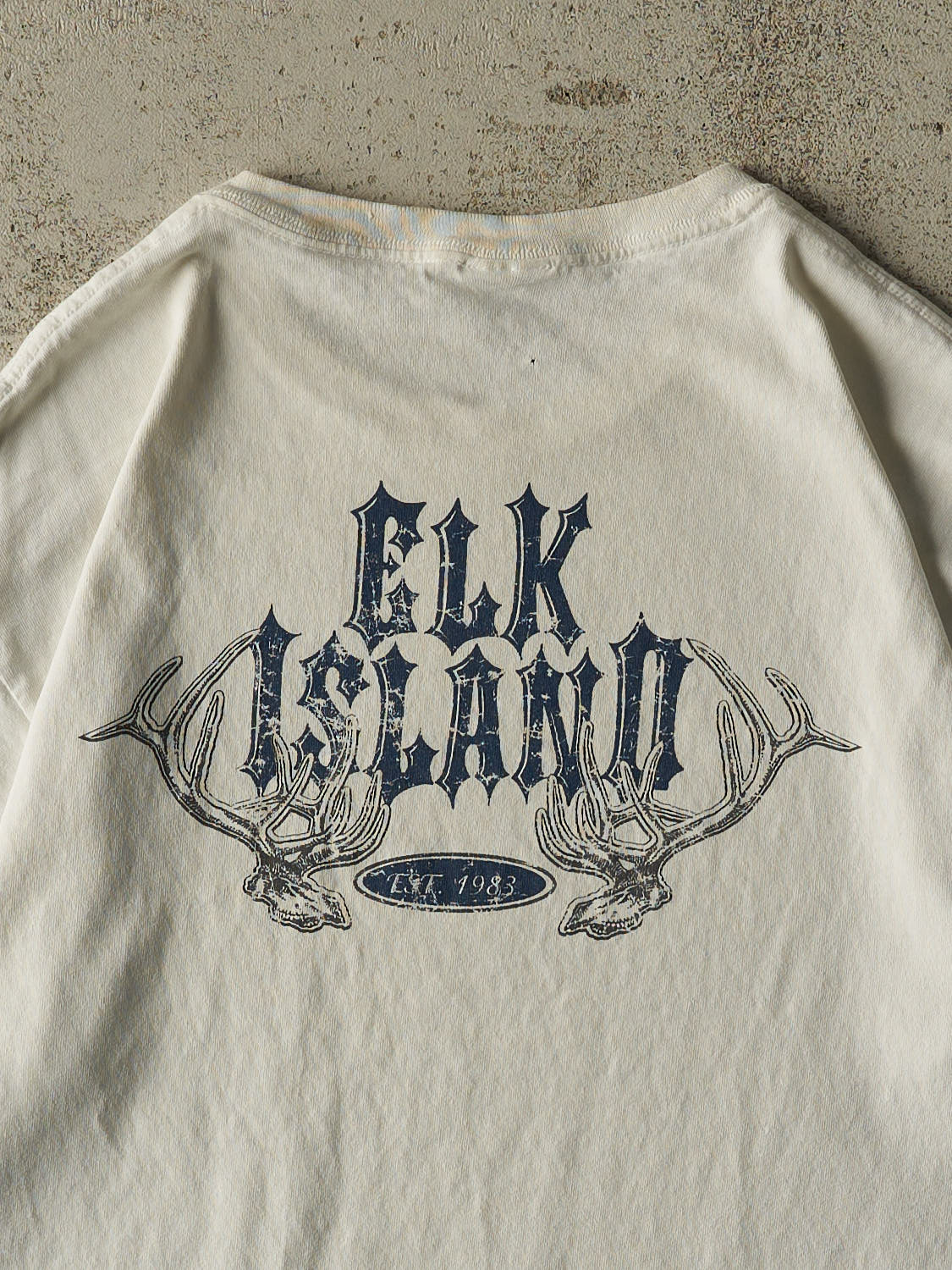 Vintage 90s White Polaris Elk Island Tee (M/L)