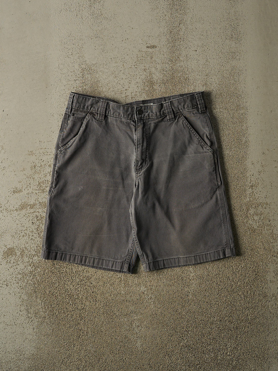Vintage Y2K Grey Carhartt Work Shorts (33x10)