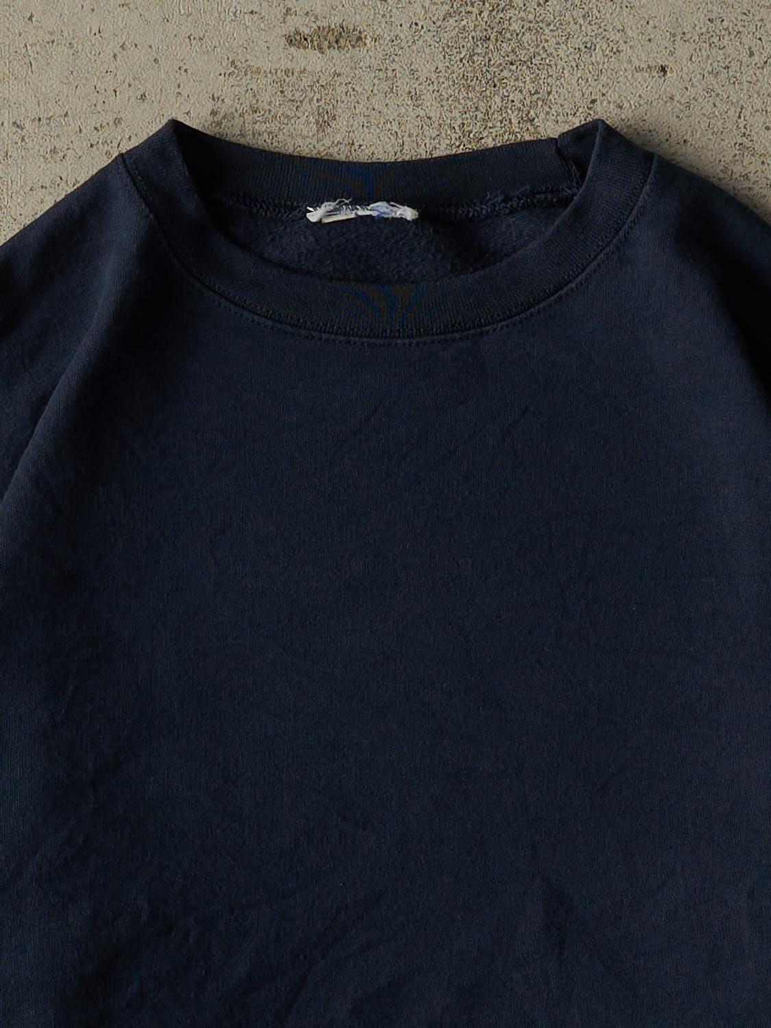 Vintage 90s Navy Blue Champion Blank Crewneck (XL)