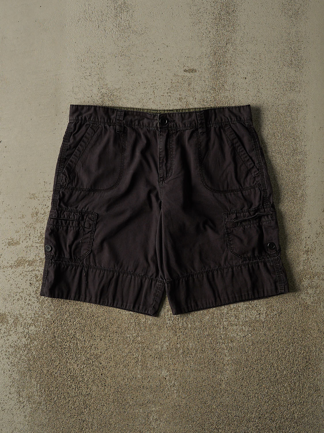 Vintage Y2K Black Calvin Klein Cargo Shorts (34x10)