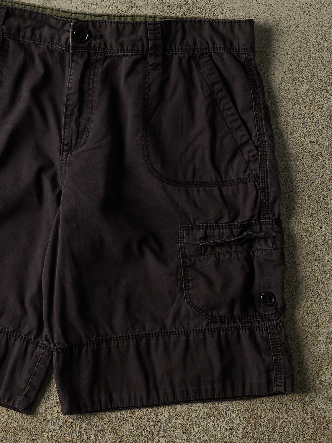 Vintage Y2K Black Calvin Klein Cargo Shorts (34x10)