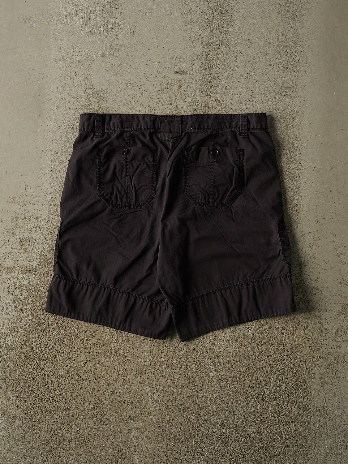 Vintage Y2K Black Calvin Klein Cargo Shorts (34x10)