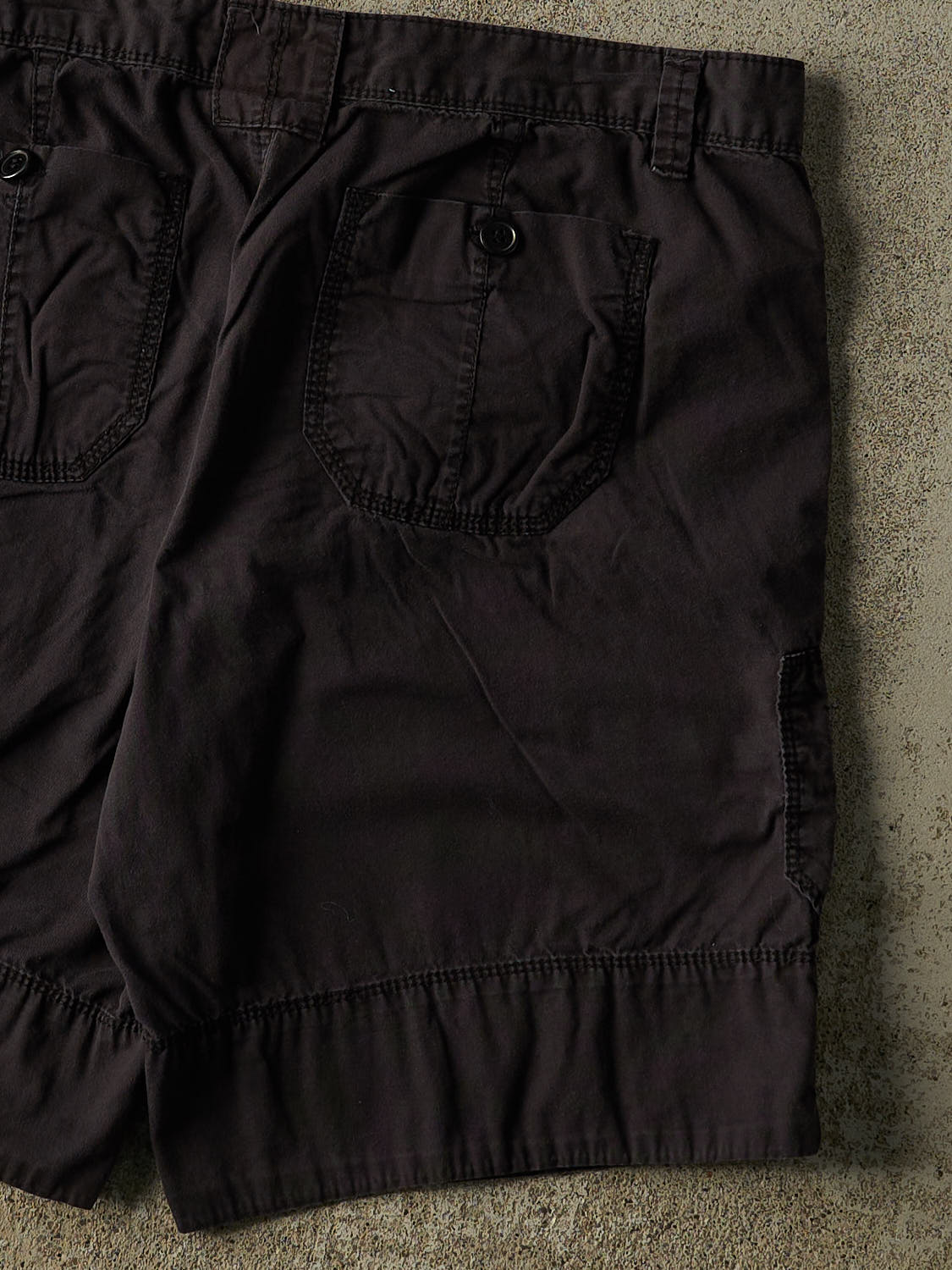 Vintage Y2K Black Calvin Klein Cargo Shorts (34x10)