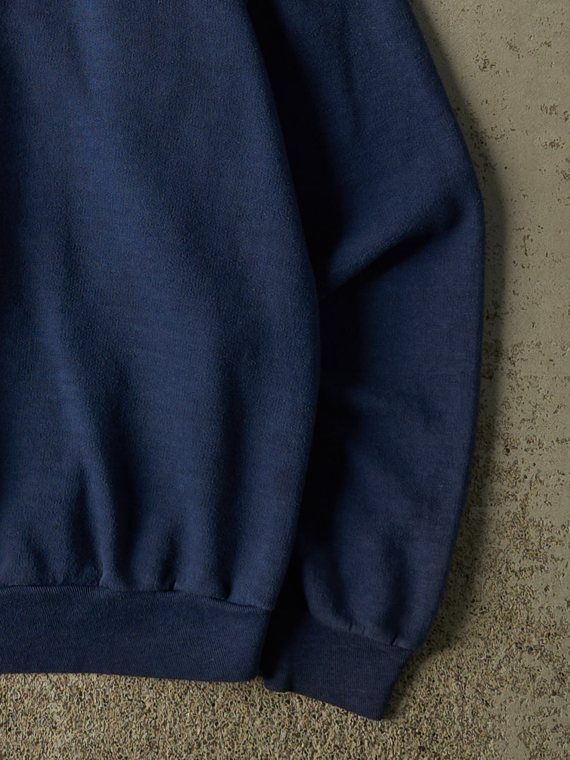 Vintage 70s Faded Navy Village Market Crewneck (XS/S)