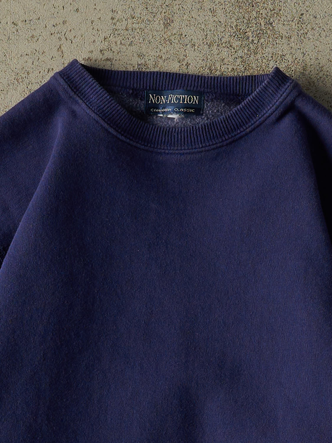 Vintage 90s Blue Non-Fiction Blank Crewneck (XS/S)