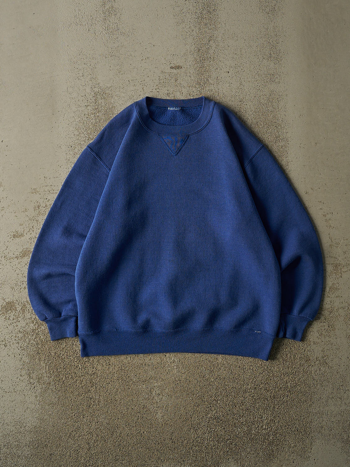 Vintage 90s Washed Blue Blank Crewneck (S/M)