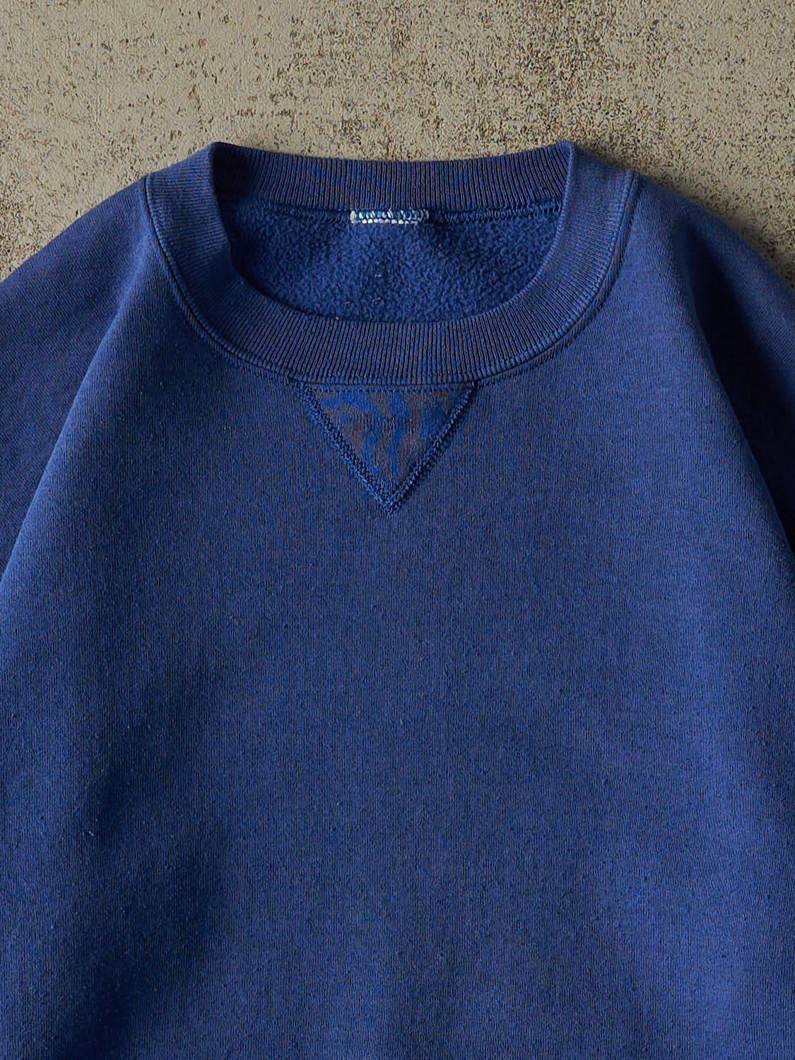 Vintage 90s Washed Blue Blank Crewneck (S/M)