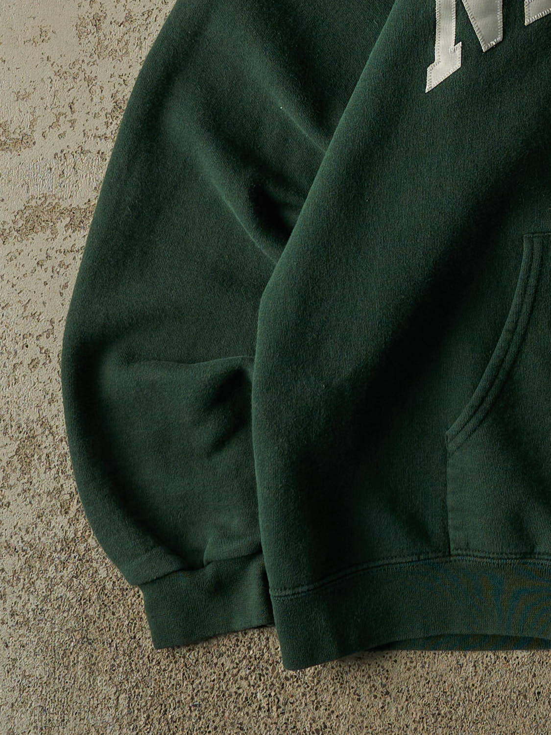 Vintage 90s Green Neville Zip Up Hoodie (S/M)