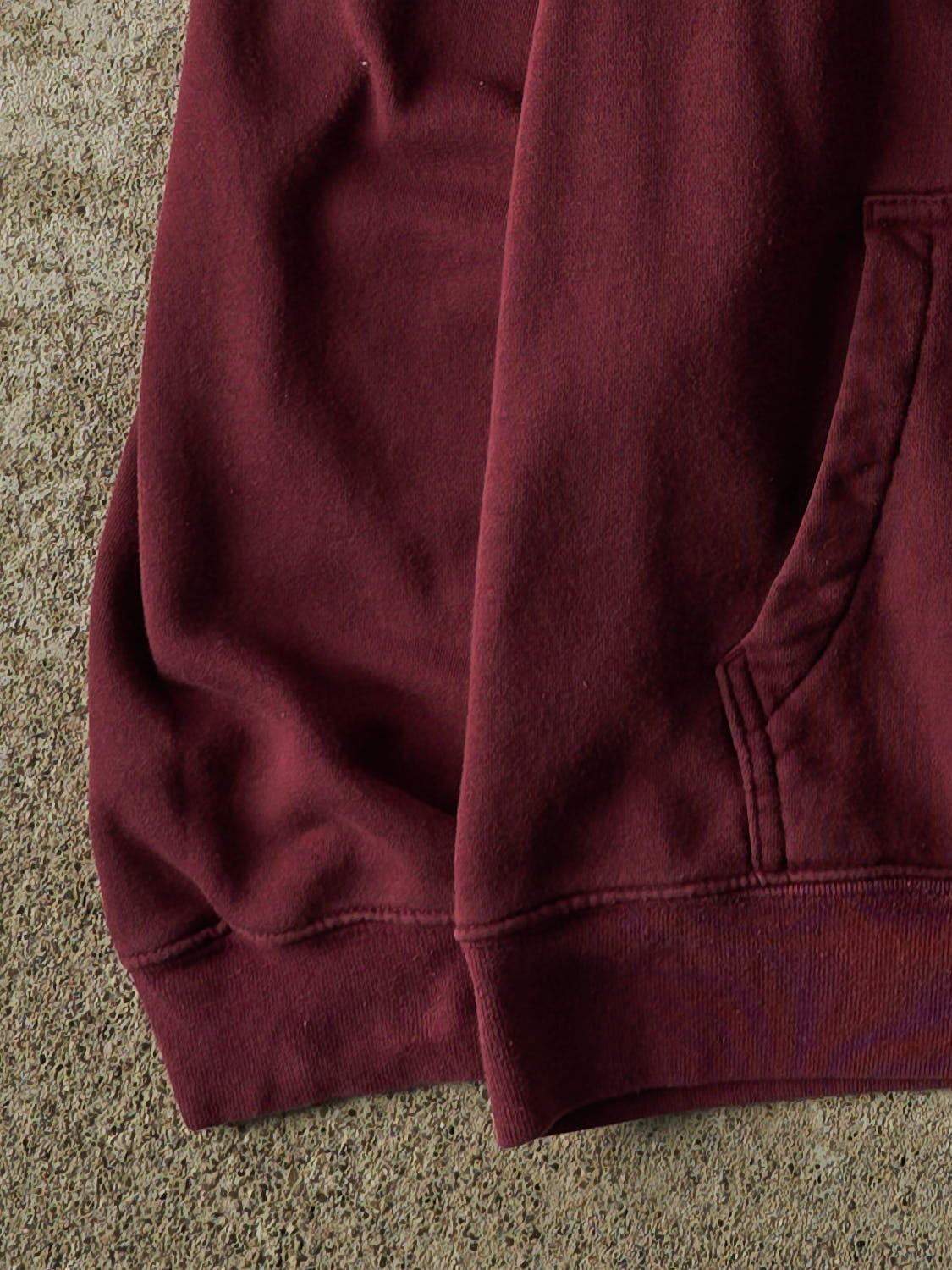 Vintage Y2K Burgundy Gap Embroidered Hoodie (L)