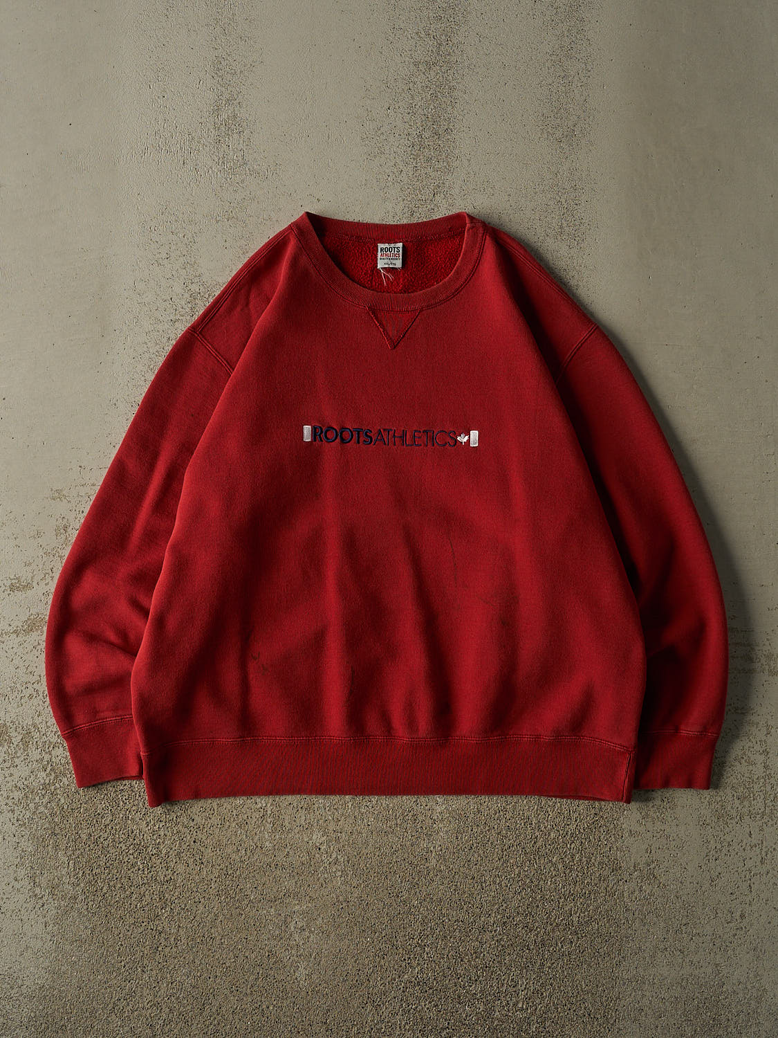 Vintage Y2K Red Roots Athletics Crewneck (XL/XXL)