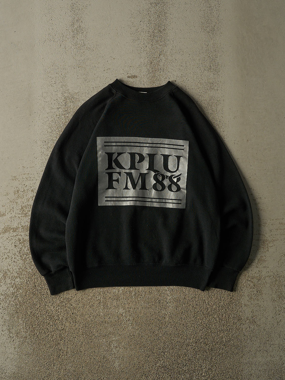 Vintage 80s Black KPLU FM 88 Crewneck (S)