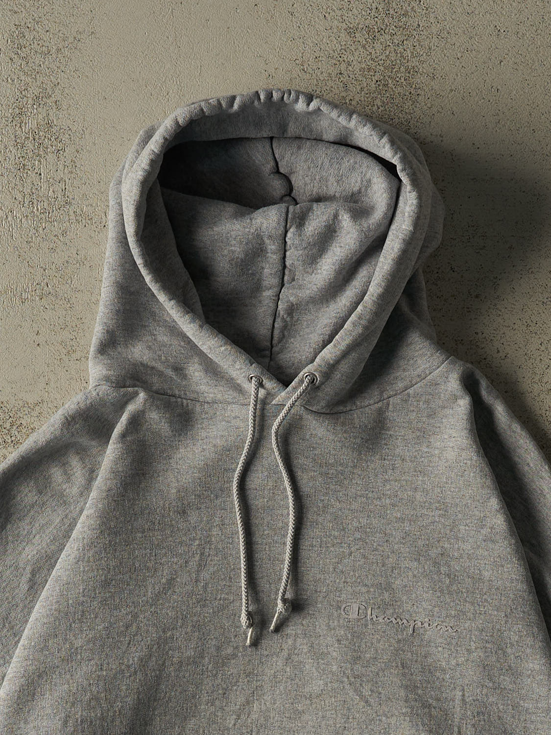 Vintage 90s Grey Champion Logo Hoodie (XL/XXL)