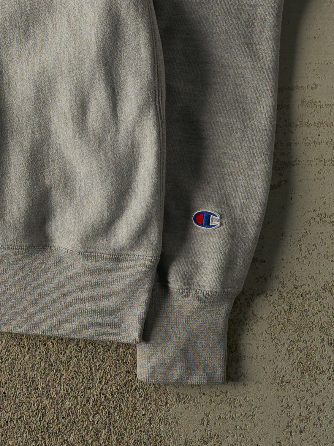 Vintage Y2K Grey Champion Reverse Weave Blank Crewneck (XL)