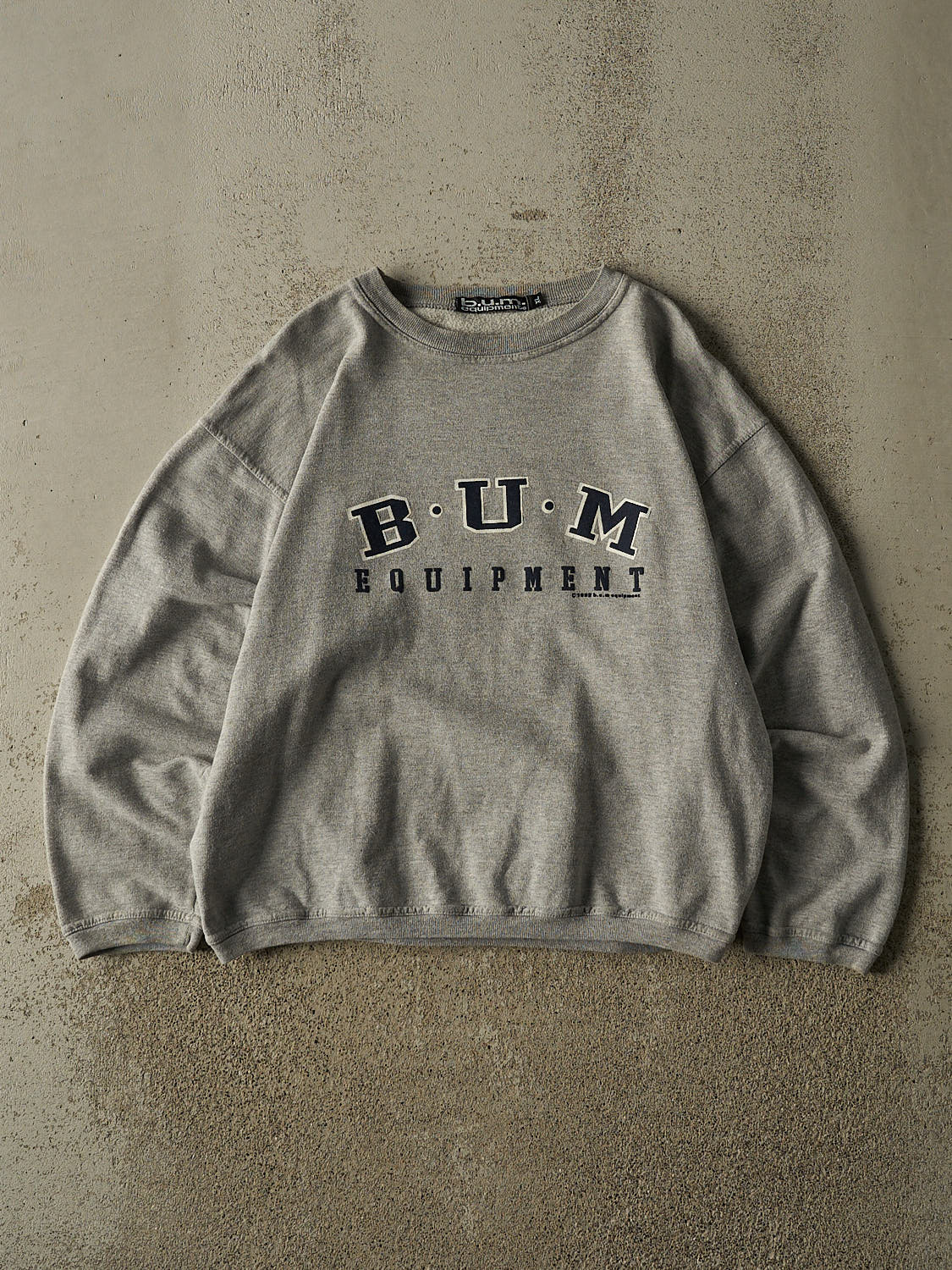 Vintage 92' Grey Bum Equipment Crewneck (S/M)
