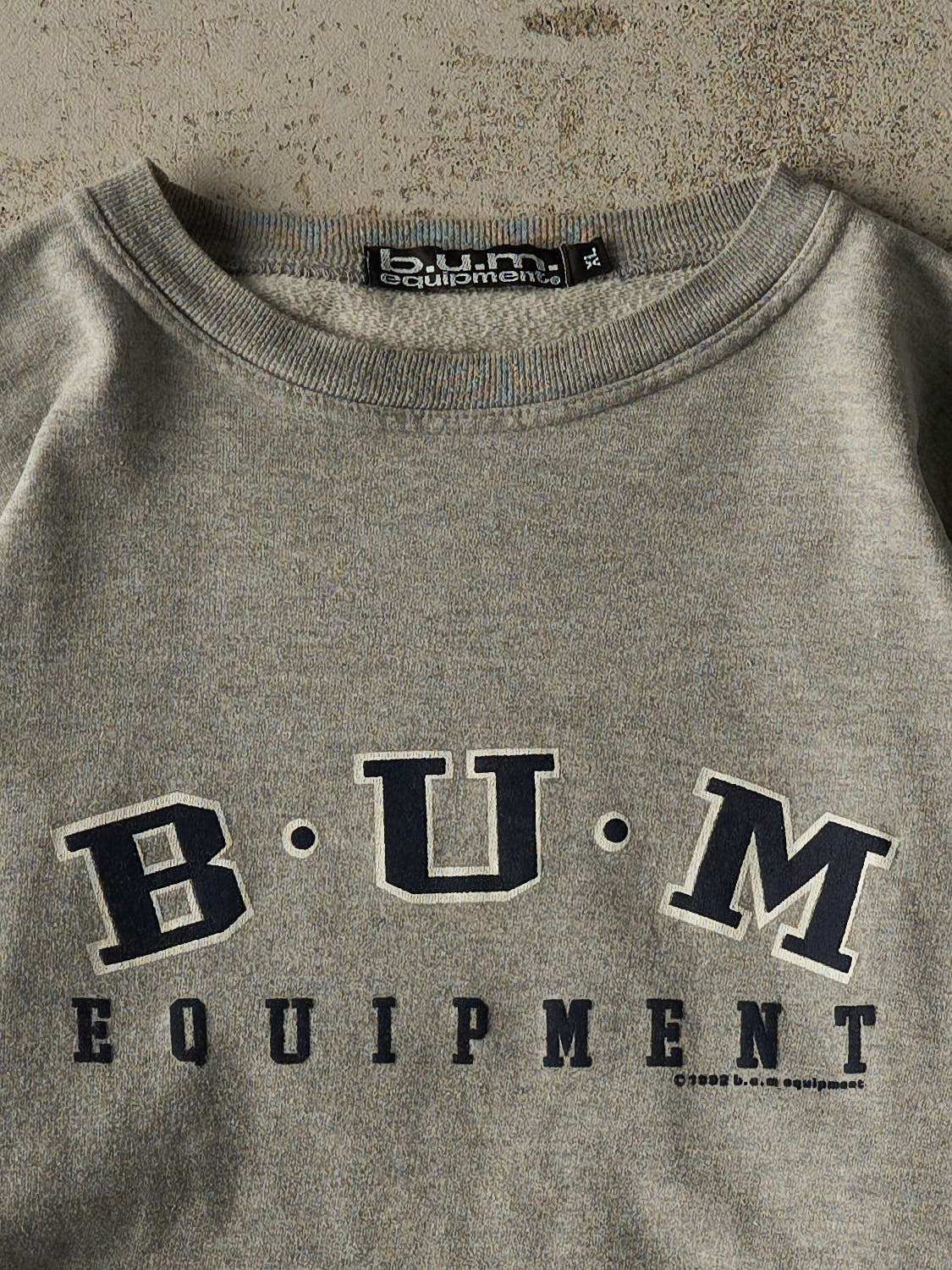 Vintage 92' Grey Bum Equipment Crewneck (S/M)