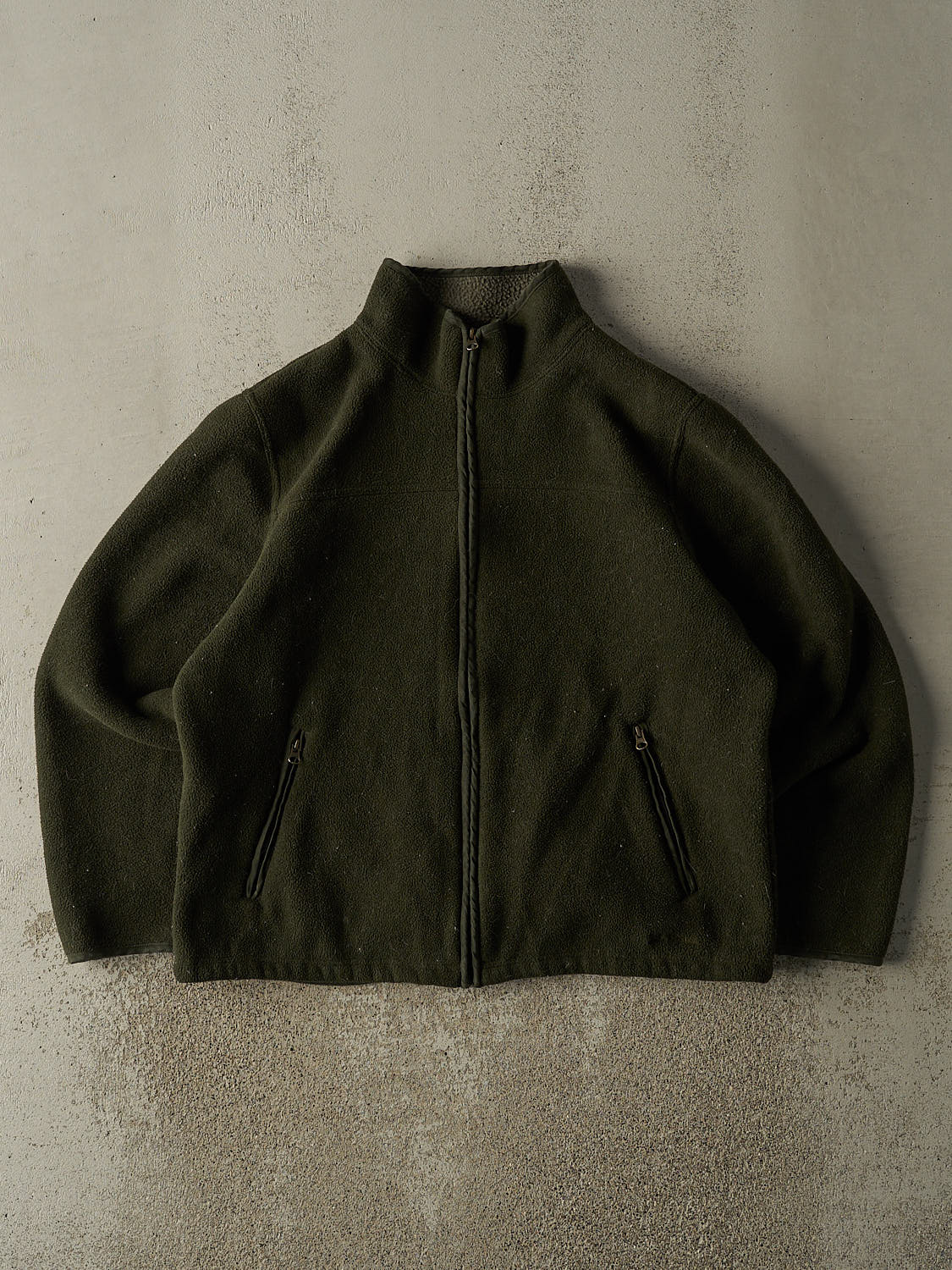 Vintage 90s Green LL Bean Zip Up Fleece (M/L)