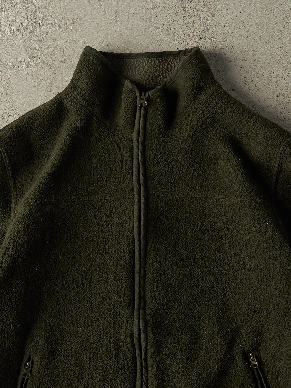 Vintage 90s Green LL Bean Zip Up Fleece (M/L)