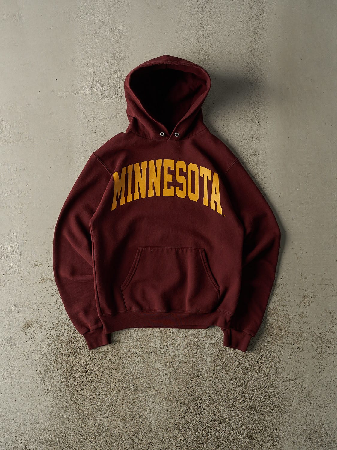 Vintage Y2K Burgundy University of Minnesota Champion Hoodie (S)
