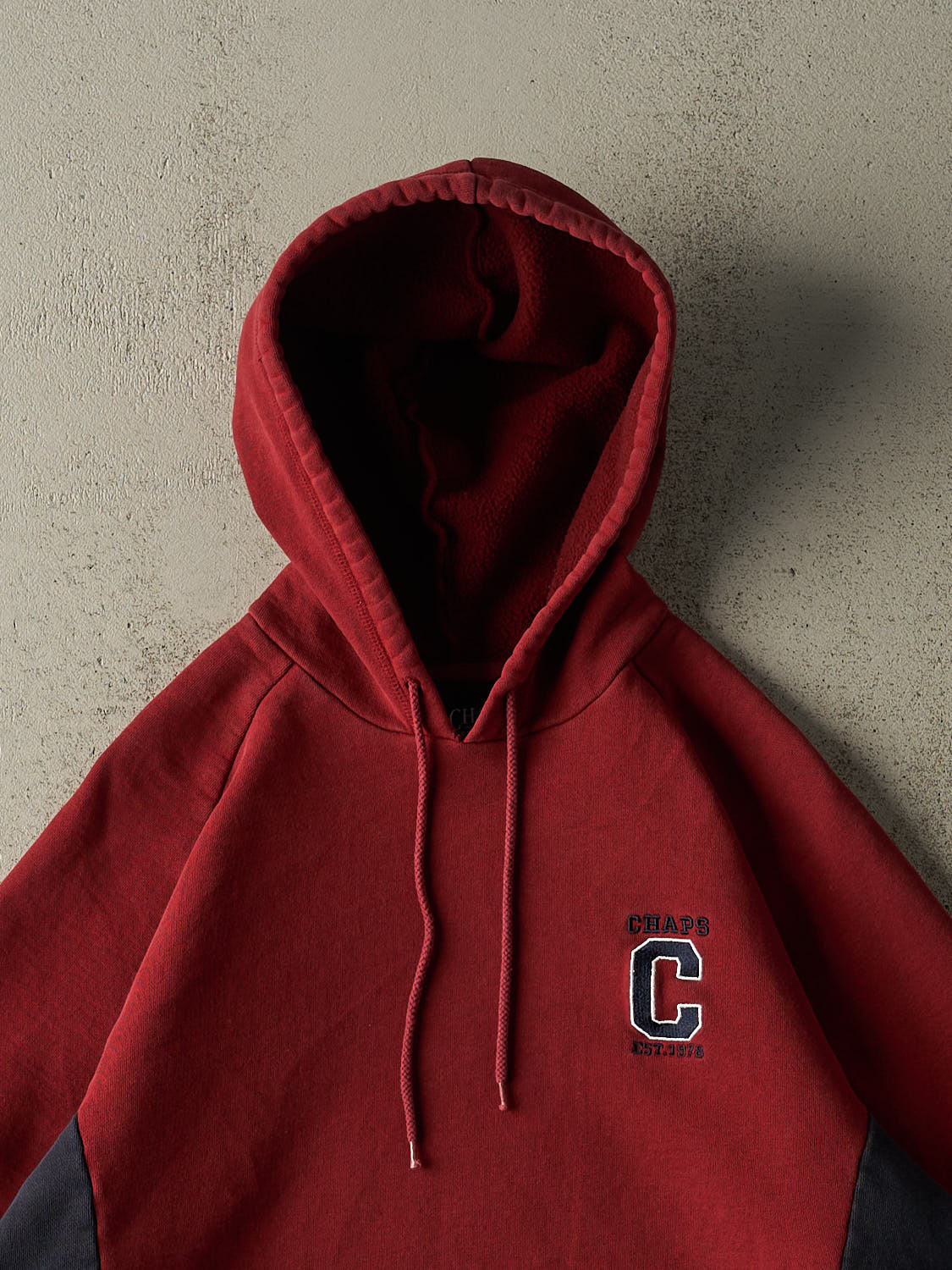 Vintage Y2K Red Chaps Embroidered Hoodie (M/L)