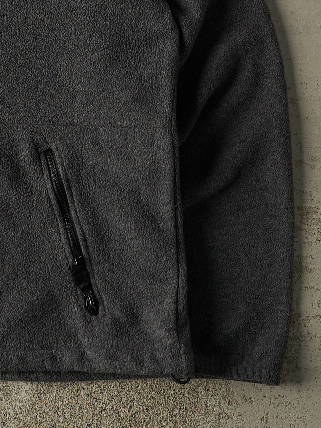 Vintage 90s Charcoal Grey Columbia Zip Up Fleece (L/XL)