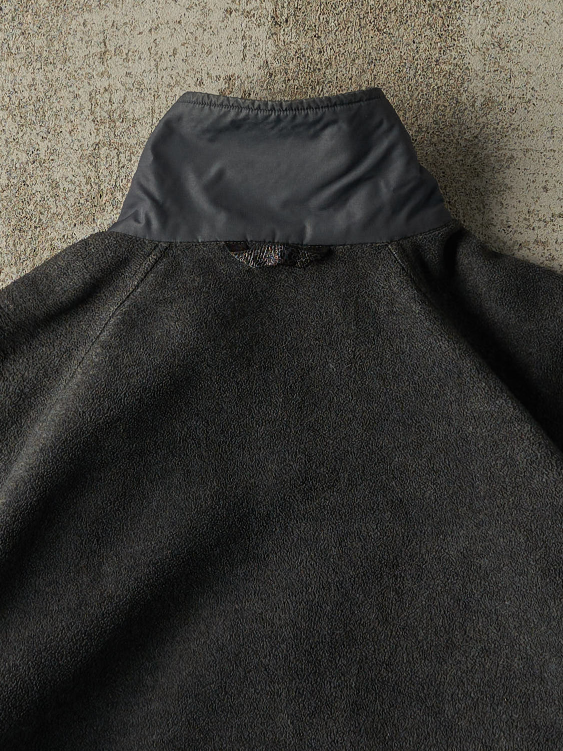 Vintage Y2K Charcoal Grey Columbia Zip Up Fleece (L/XL)