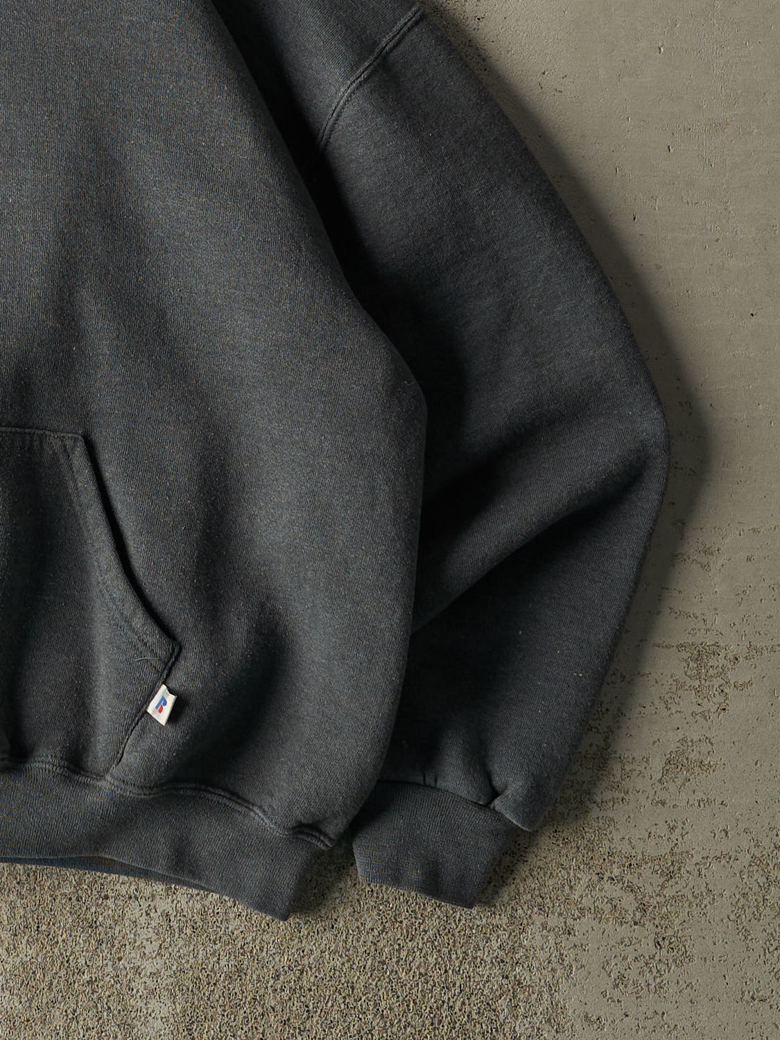 Vintage Y2K Grey Russell Athletic Zip Up Hoodie (M/L)