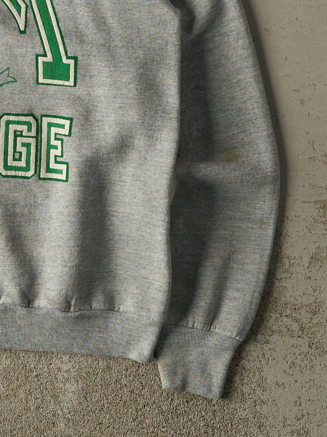 Vintage 90s Grey York College Crewneck (S/M)
