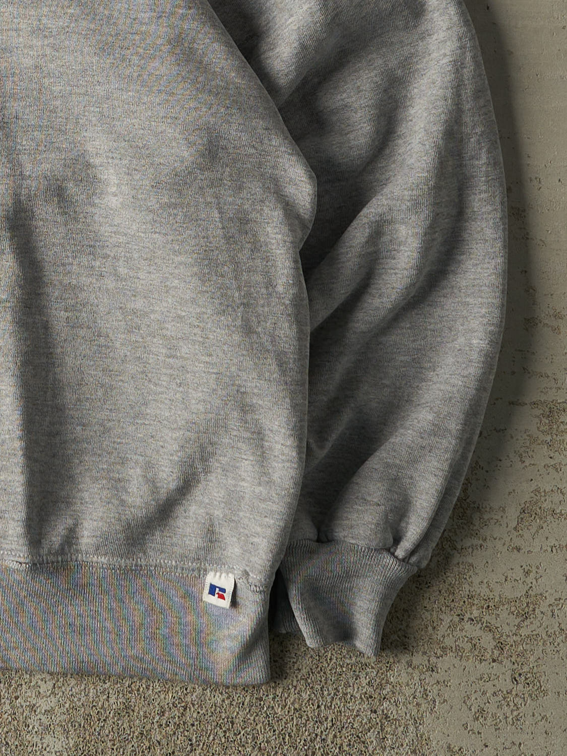 Vintage 90s Grey Russell Athletic Blank Crewneck (M/L)