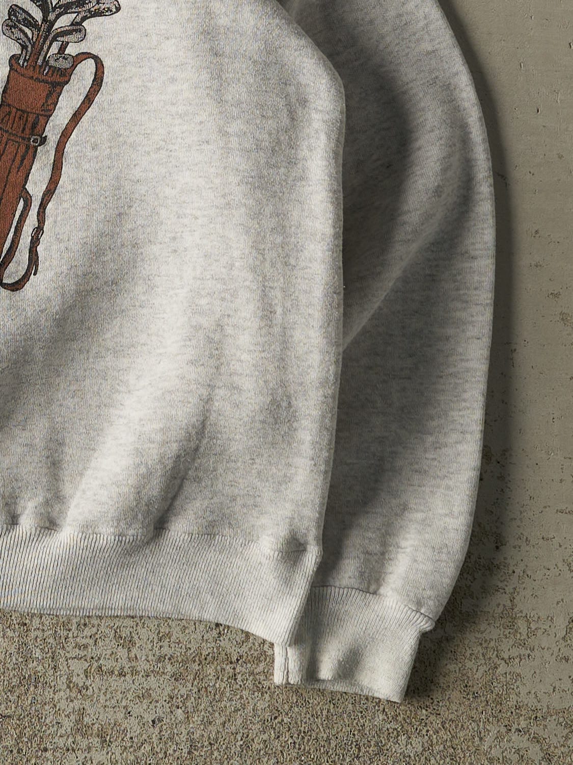 Vintage 80s Heather Grey Golf Crewneck (M/L)