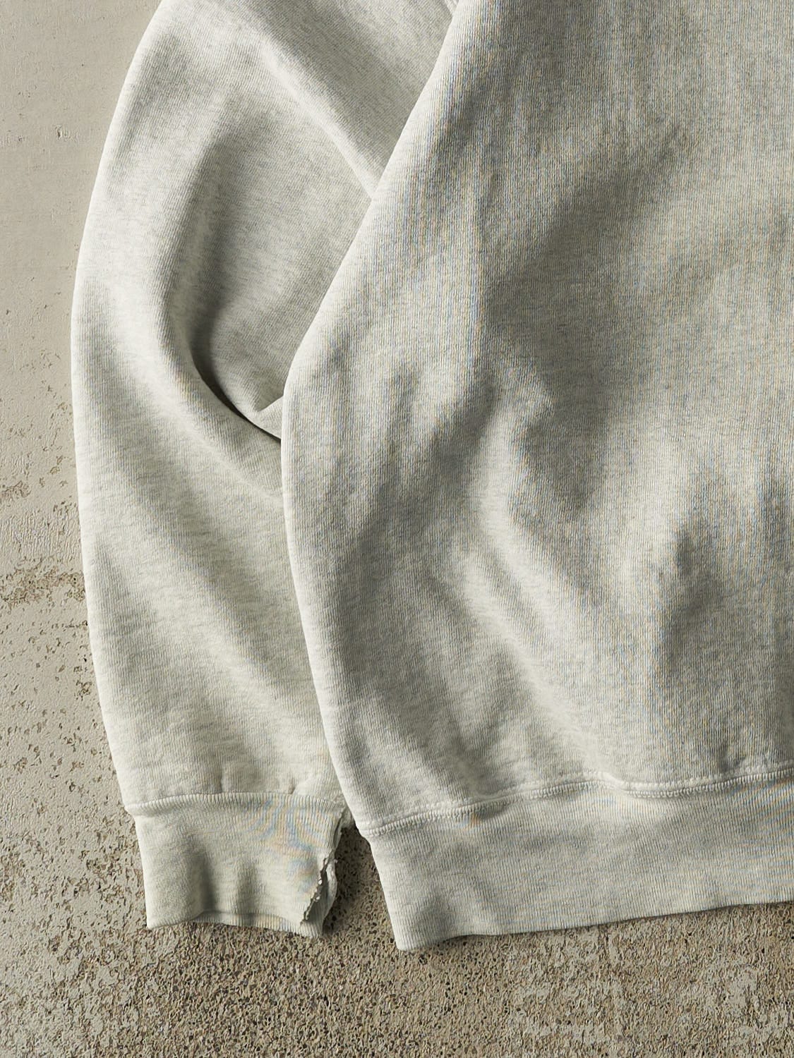 Vintage 90s Heather Grey Blank Crewneck (L/XL)