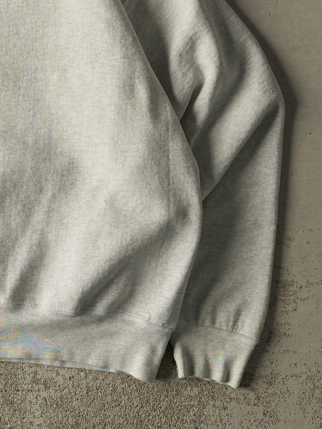 Vintage 90s Heather Grey Blank Crewneck (L/XL)
