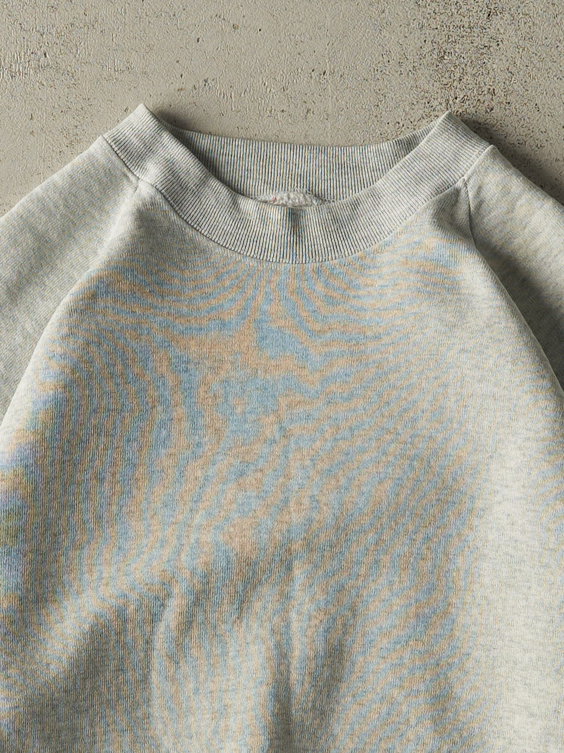 Vintage 80s Heather Grey Blank Crewneck (S)