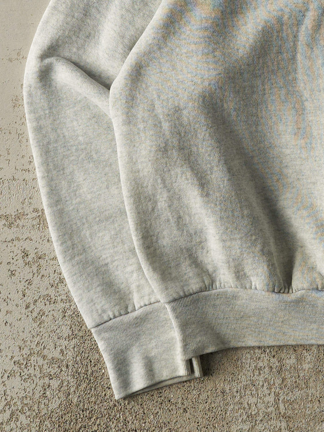 Vintage 80s Heather Grey Blank Crewneck (S)