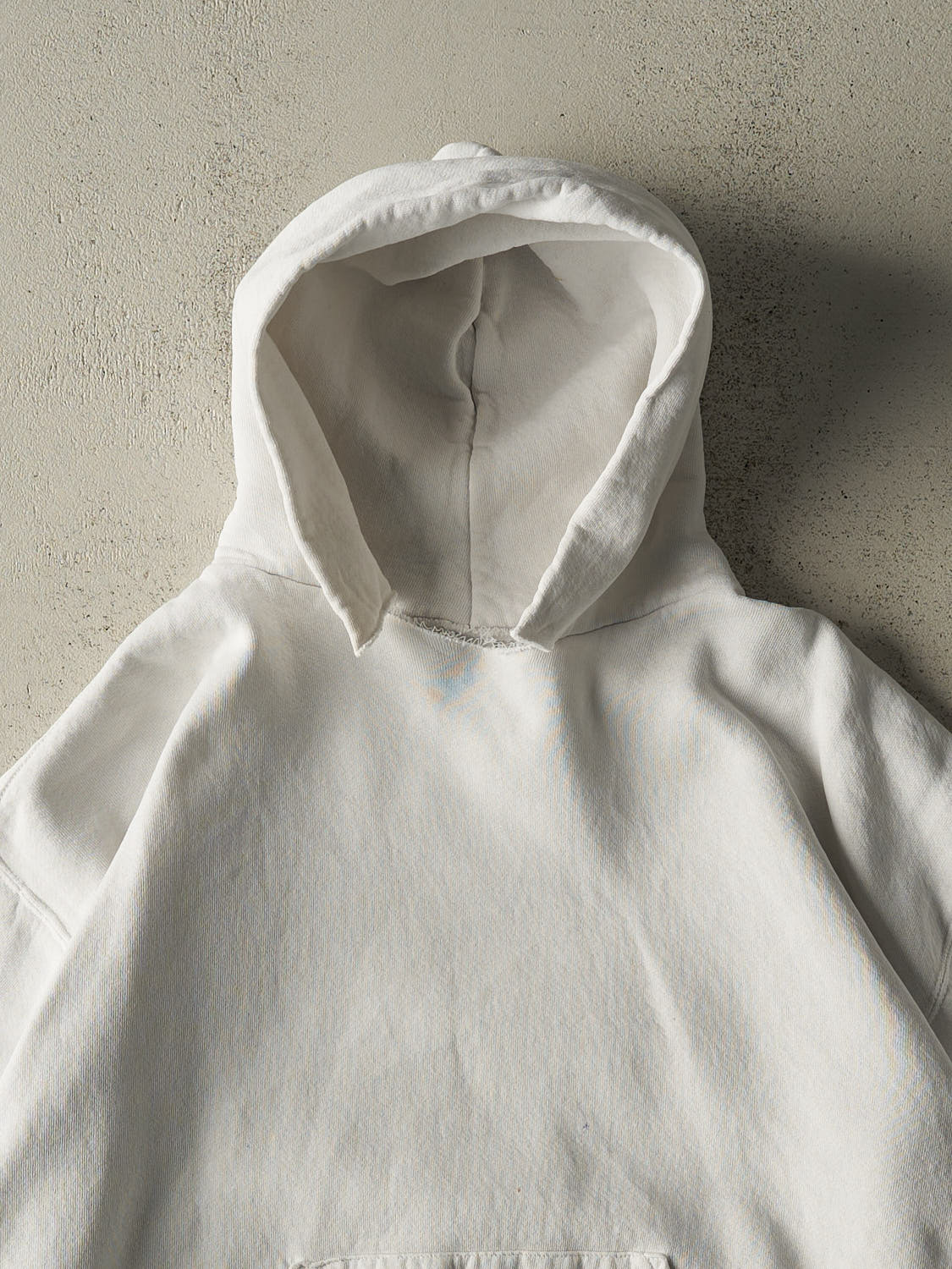 Vintage 90s White Russell Athletic Blank Hoodie (M/L)