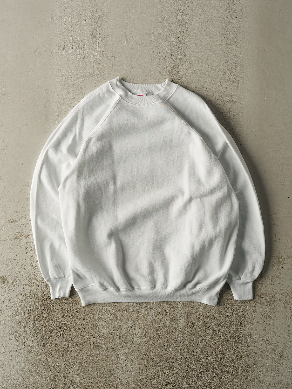 Vintage 90s White Blank Crewneck (M/L)