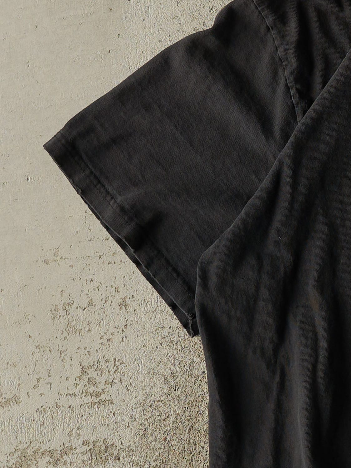 Vintage Y2K Black Nike Swoosh Tee (M/L)