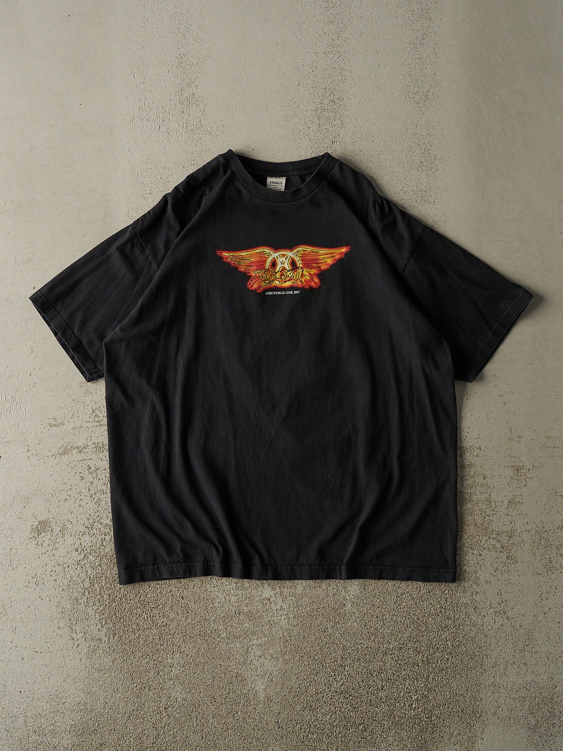Vintage 07' Black Aerosmith Tee (XL/XXL)