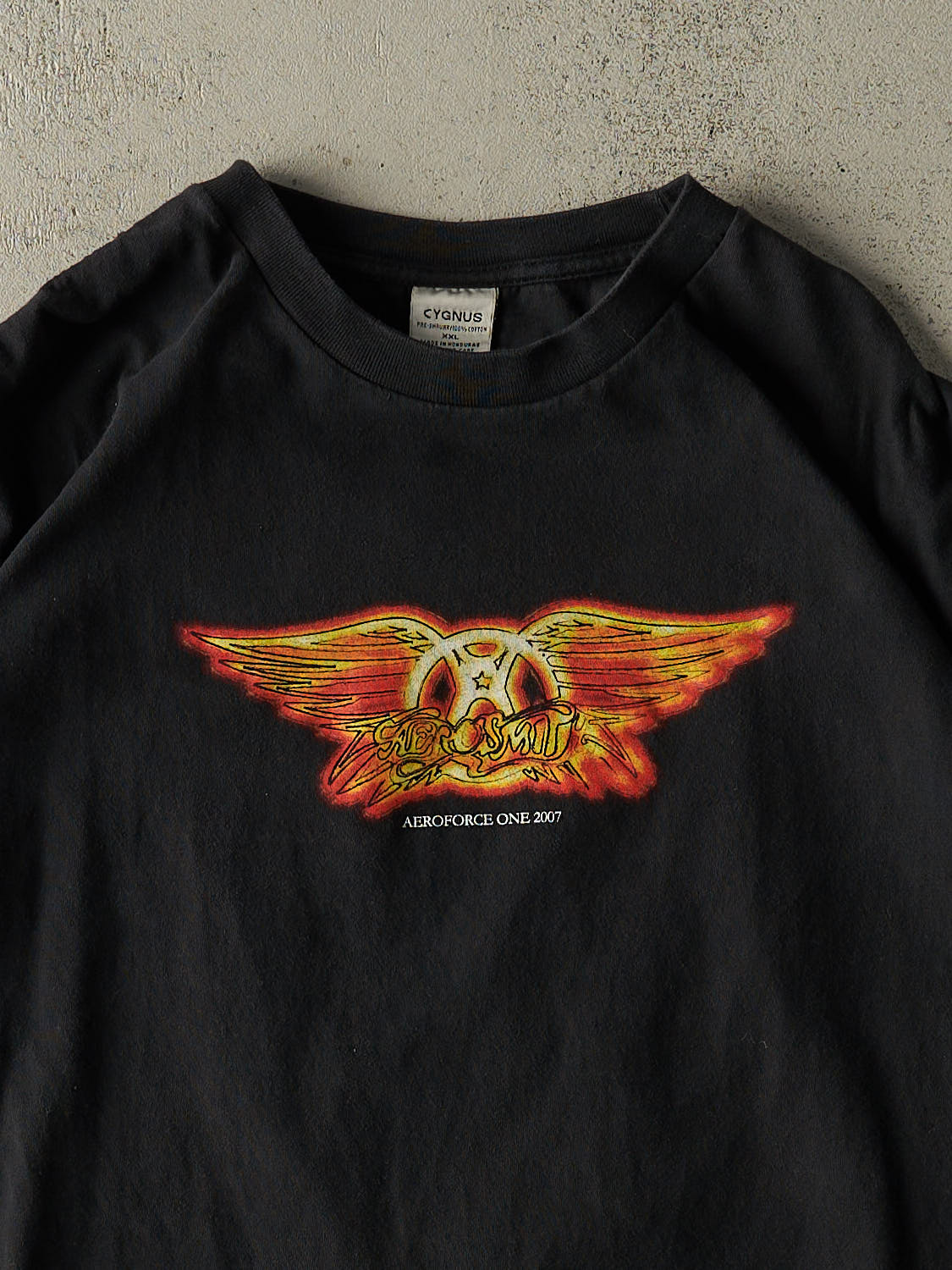 Vintage 07' Black Aerosmith Tee (XL/XXL)