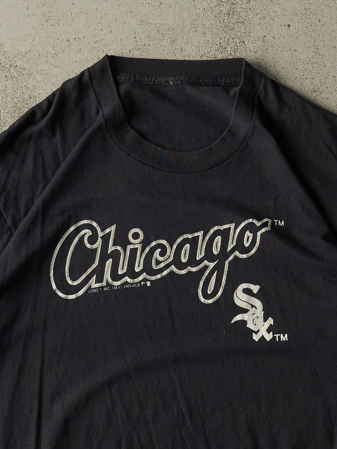 Vintage 91' Black Chicago White Sox Single Stitch Tee (M/L)