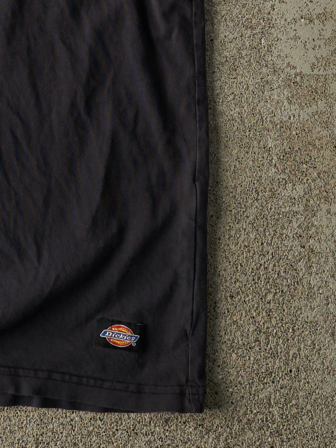 Vintage Y2K Black Dickies Logo Tee (L/XL)