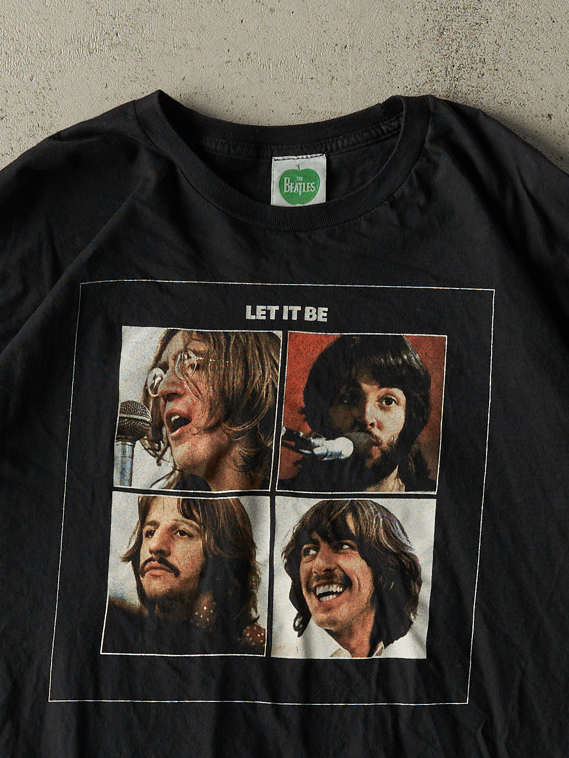Vintage 09' Black "Let it Be" Beatles Tee (XL)