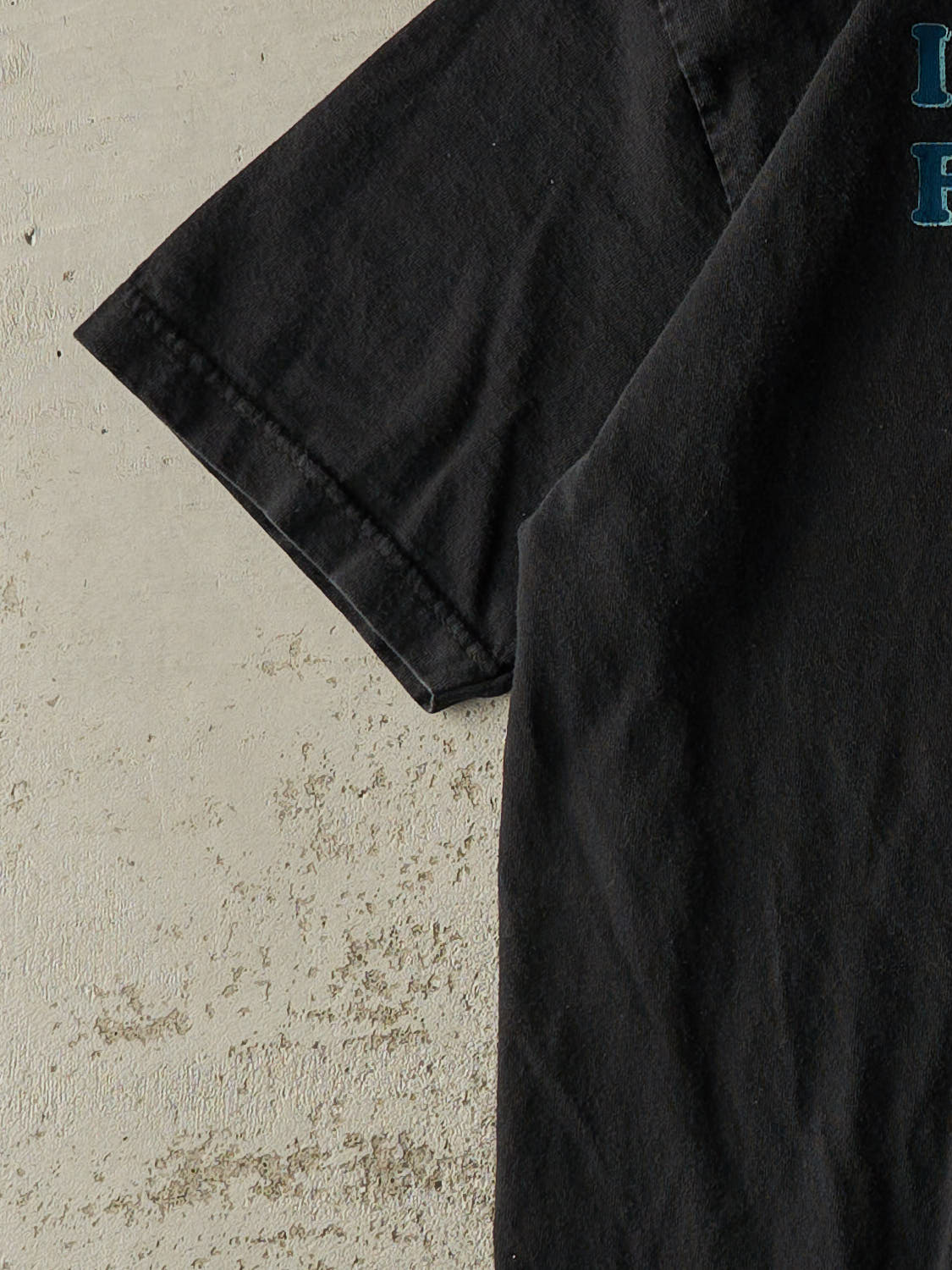 Vintage Y2K Black "Too Sexy For My Hair" Slogan Tee (L/XL)